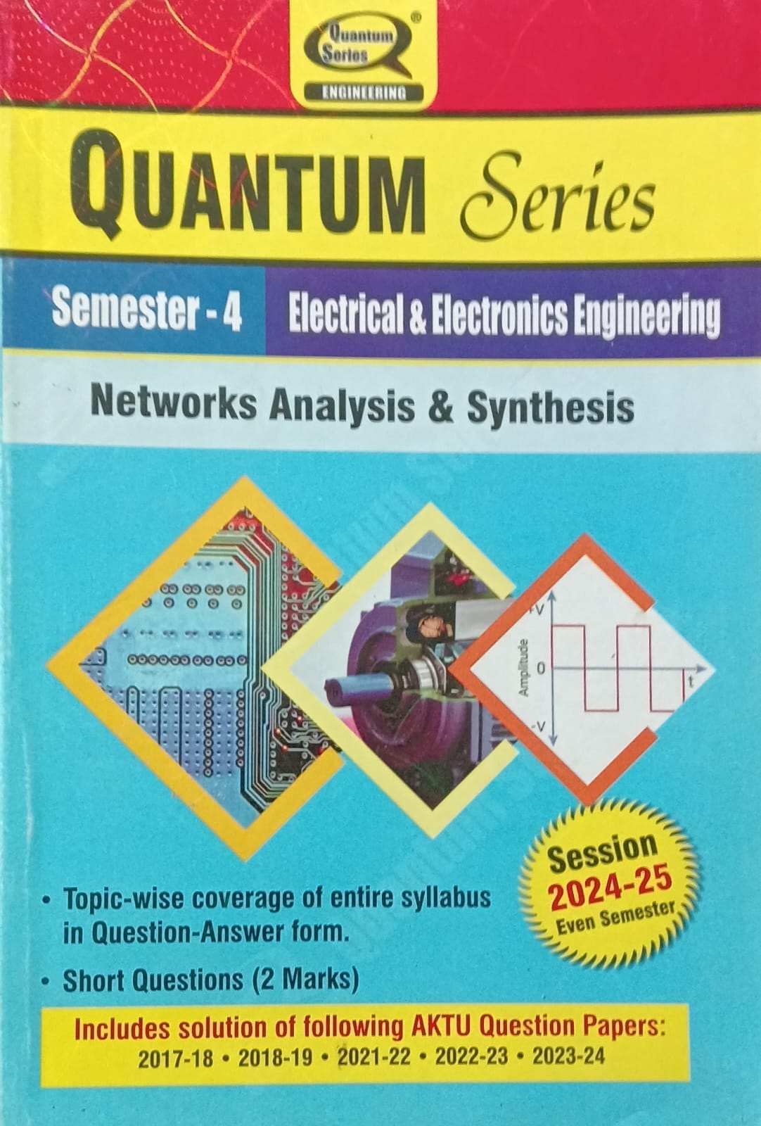 Quantum Series Networks Analysis and Synthesis BEE403 AKTU BTech Semester 4 Electrical and Electronics Engineering Session 2024-2025