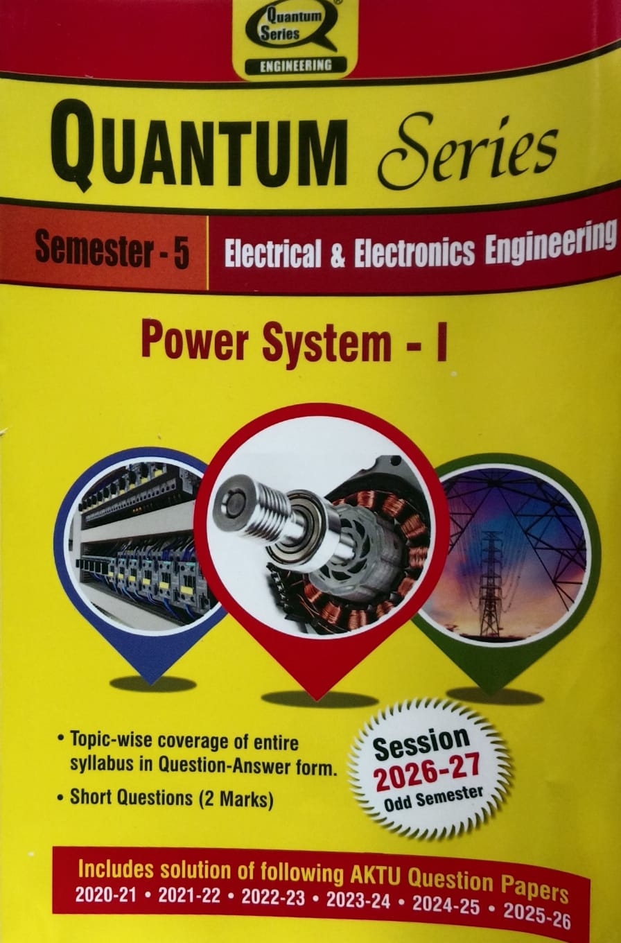 Quantum Series Power System-I BEE501 AKTU B.Tech Semester 5 Electrical and Electronics Engineering Session 2026-2027