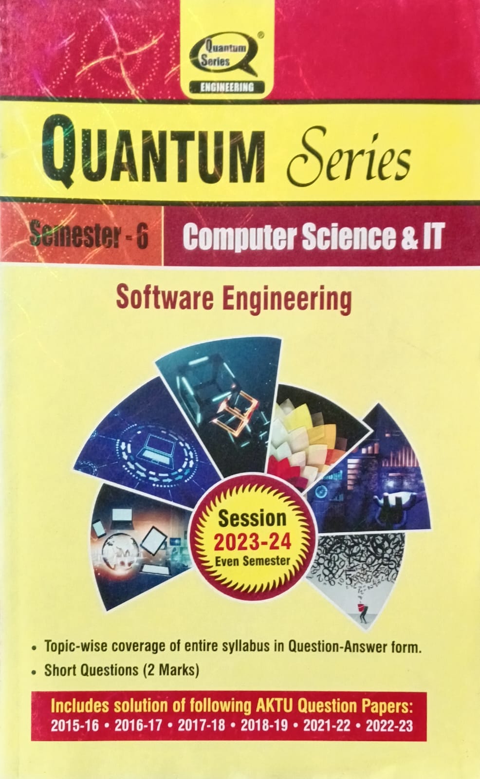 Quantum Series Software Engineering KCS601 AKTU BTech Semester 6 Session 2023-2024 Computer Science and IT