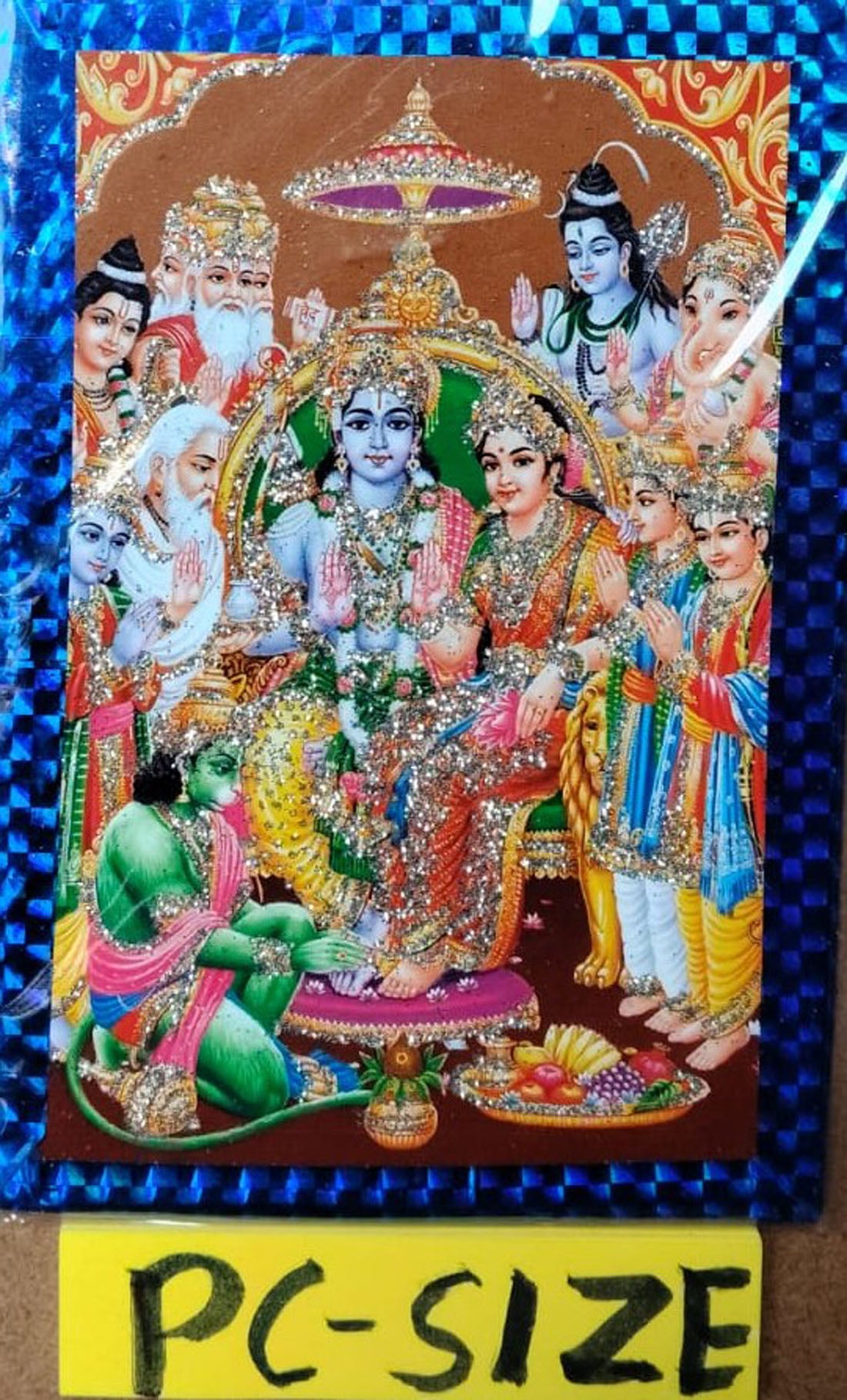 Shri Ram Naam Lekhan Pustika 25000 Nam, With Ramdarbar Photo PC Size