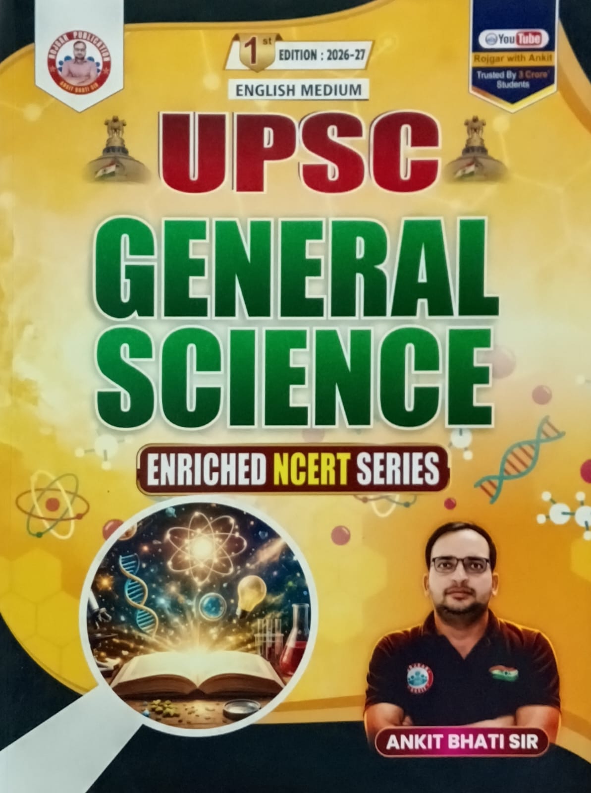 RWA Ankit Bhati Sir UPSC General Science Enriched NCERT Series English Medium 1st Edition 2026-2027