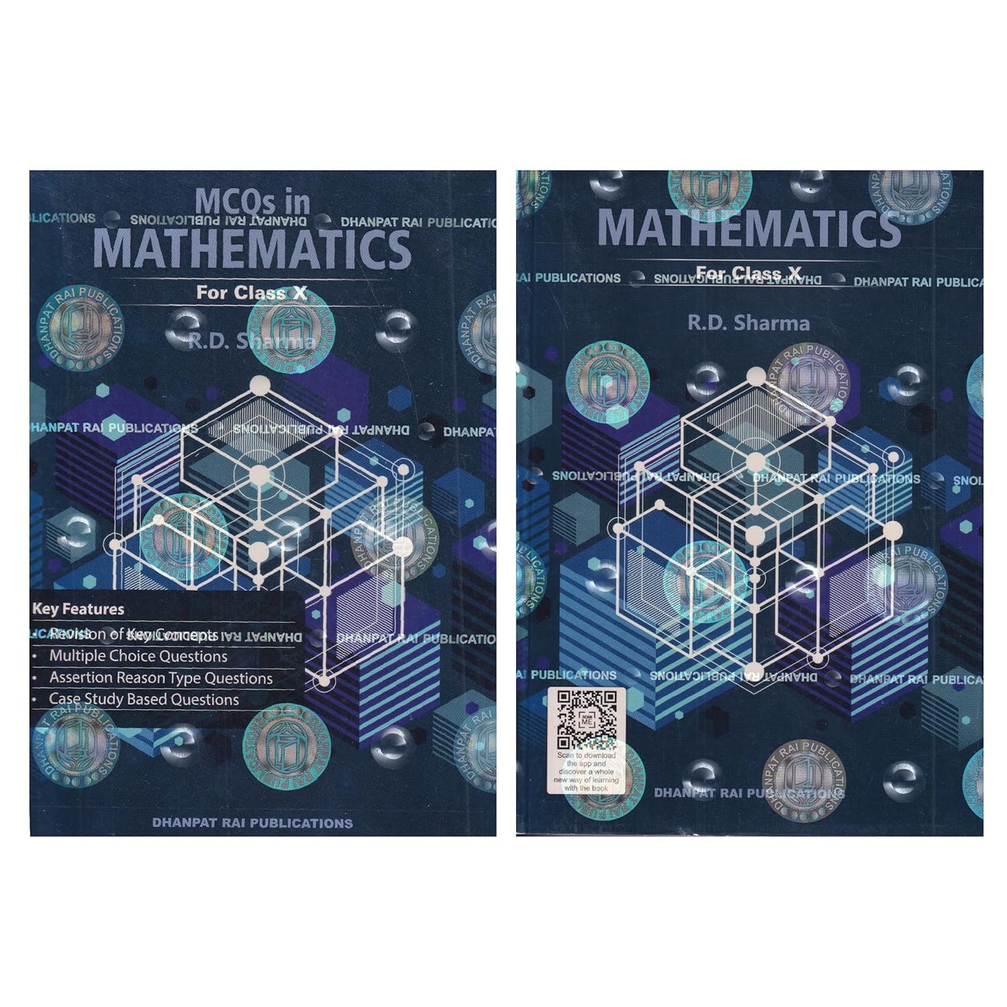 R D Sharma CBSE Exam 2025-2026 Class 10 Mathematics With Free MCQs in Mathematics Set of 2 Books English Medium