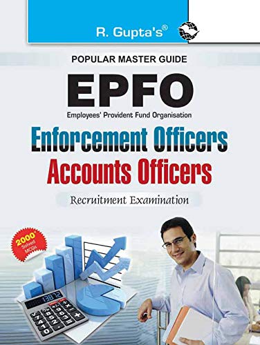 R Gupta EPFO Enforcement Officers and Accounts Officers Recruitment Exam Guide English Medium  