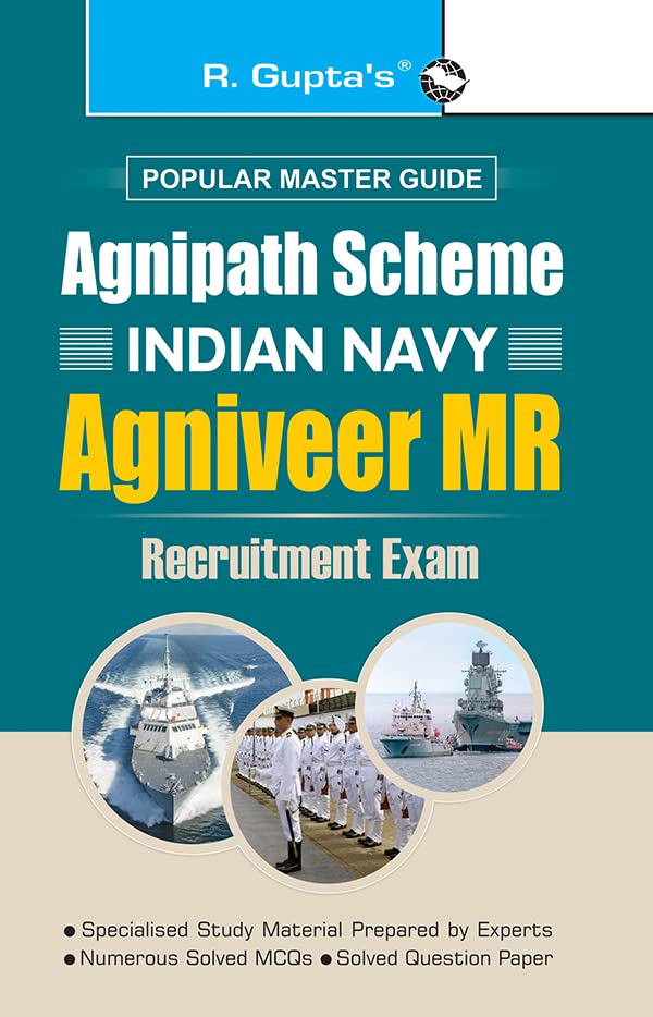R Gupta Indian Navy Agniveer MR Recruitment Exam Agnipath Scheme Popular Master Guide English Medium