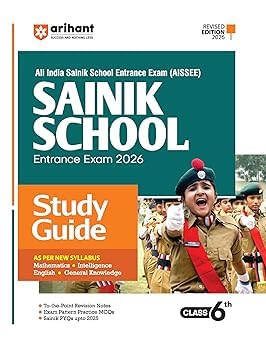Arihant All India Sainik School 2026 Entrance Exam Class 6 Study Guide Book English Medium