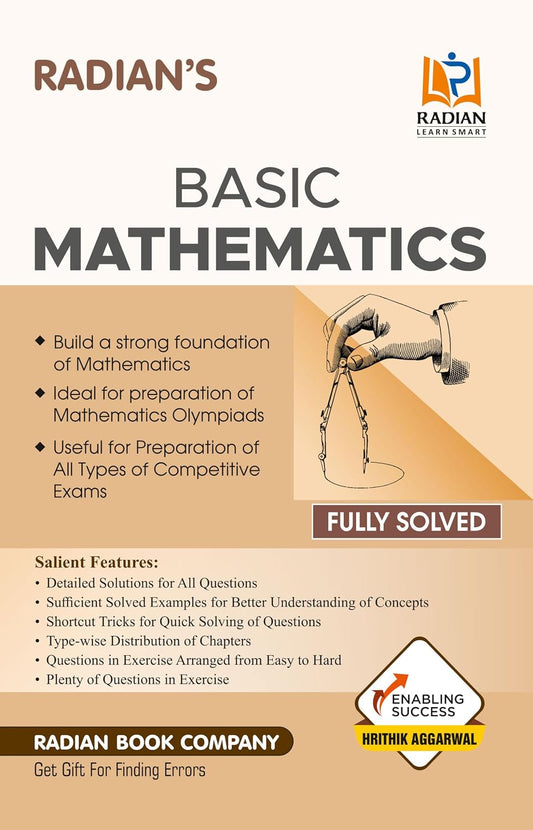 Radian Basic Mathematics Fully Solved English Medium By Hrithik Aggarwal for All Competitive Exams