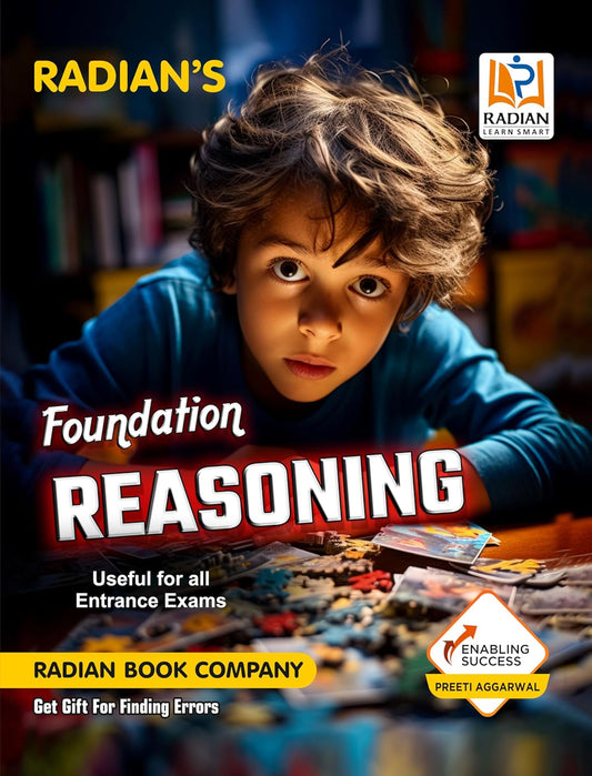 Radian Foundation Reasoning Book Fully Solved Useful for JNV Sainik School AISSEE RMS Olympiad and Other Entrance Exams in English 