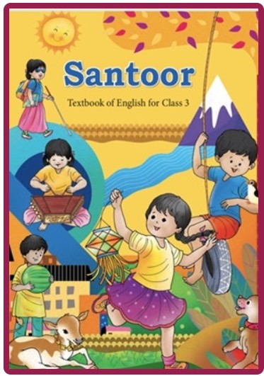 NCERT Santoor Textbook of English for Class 3 Code 332