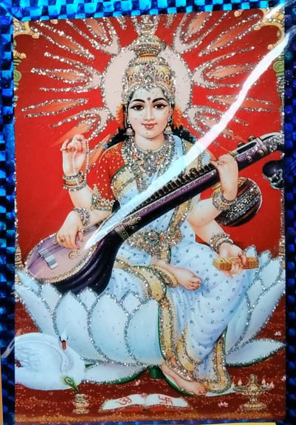 Sarswati Auspicious Puja on Vasant Panchami Book,Mata Vidya Maa Saraswati Vrat Katha ( माँ सरस्वती व्रत कथा ) Saraswati Pooja Paddhati | Bhasha Tika Sahit By janta Press Ka New Year Offer Gift 1 Photo PC Siz +1 Yellow Soft Pure Cotton Hanky Free