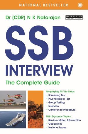 SSB Interview The Complete Guide Second Edition Revised Updated English Medium By Dr CDR NK Natarajan