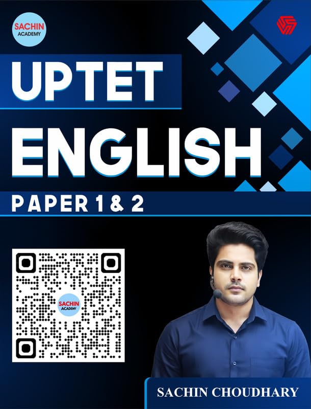 Sachin Choudhary UPTET Paper 1 and 2 Exam English Best Book 1st Edition 2026