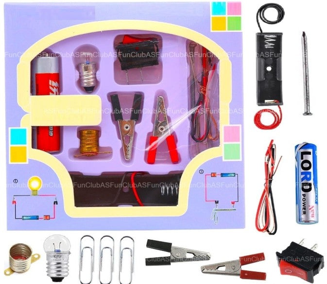 Samanya Vigyan Special For Army, Police, SSC, RRB D Gagar Me sagar By Bhagwati Prakashan, With Free Science Kit for Kids - STEM Electric Circuit Experiment Kit for Students, DIY Gadgets, Educational Learning Toy, School Projects