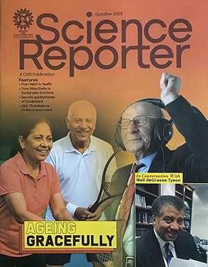 Science Reporter October 2025 English Monthly Magazine Ageing Gracefully Special