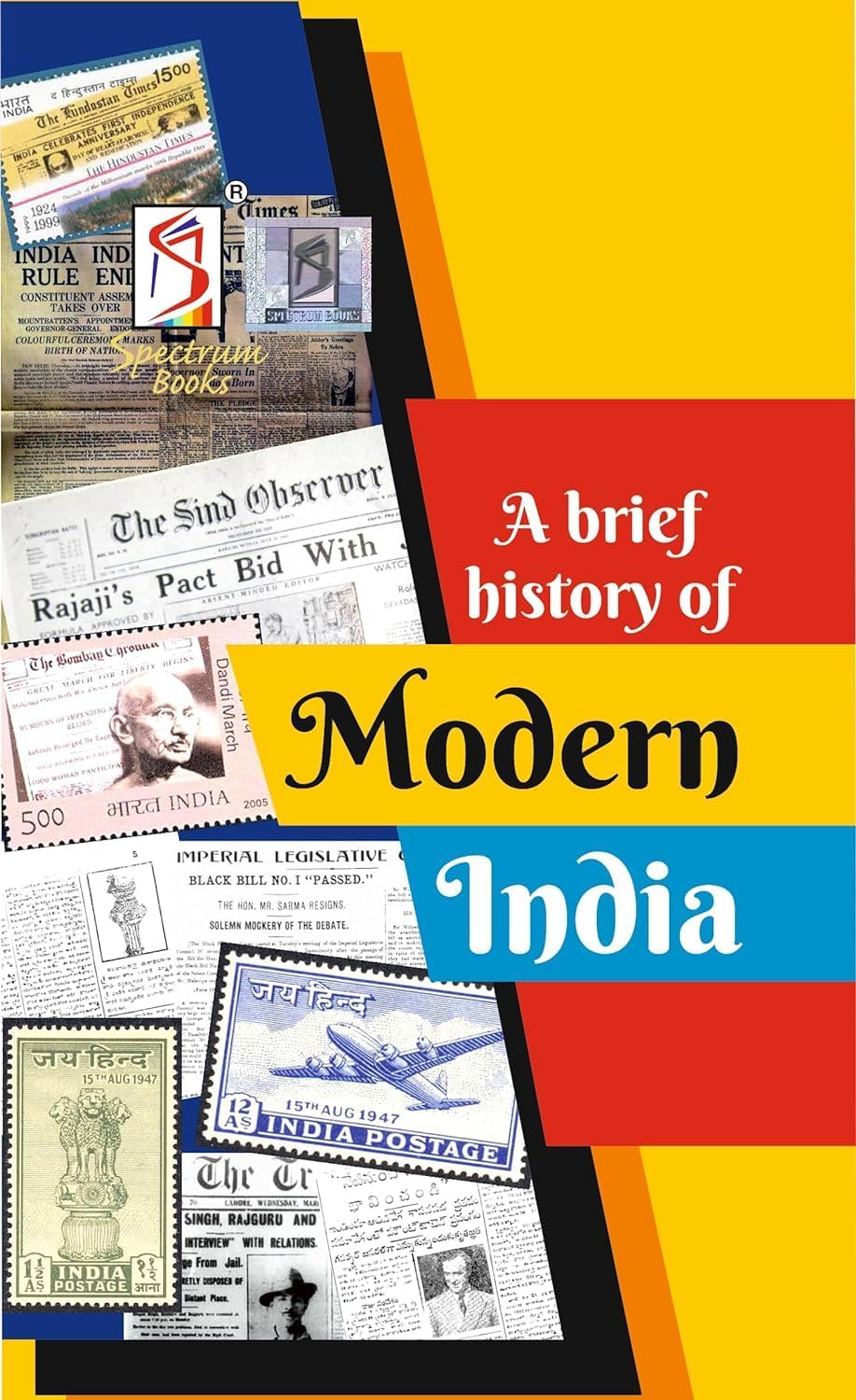 Spectrum Books A Brief History of Modern India Revised Edition 2023 English Medium By Rajiv Ahir
