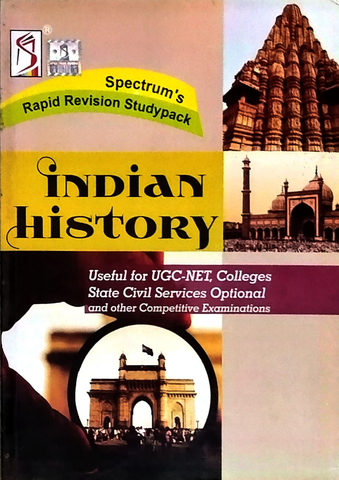 Spectrum Indian History Book English Medium for UGC NET Colleges State ...