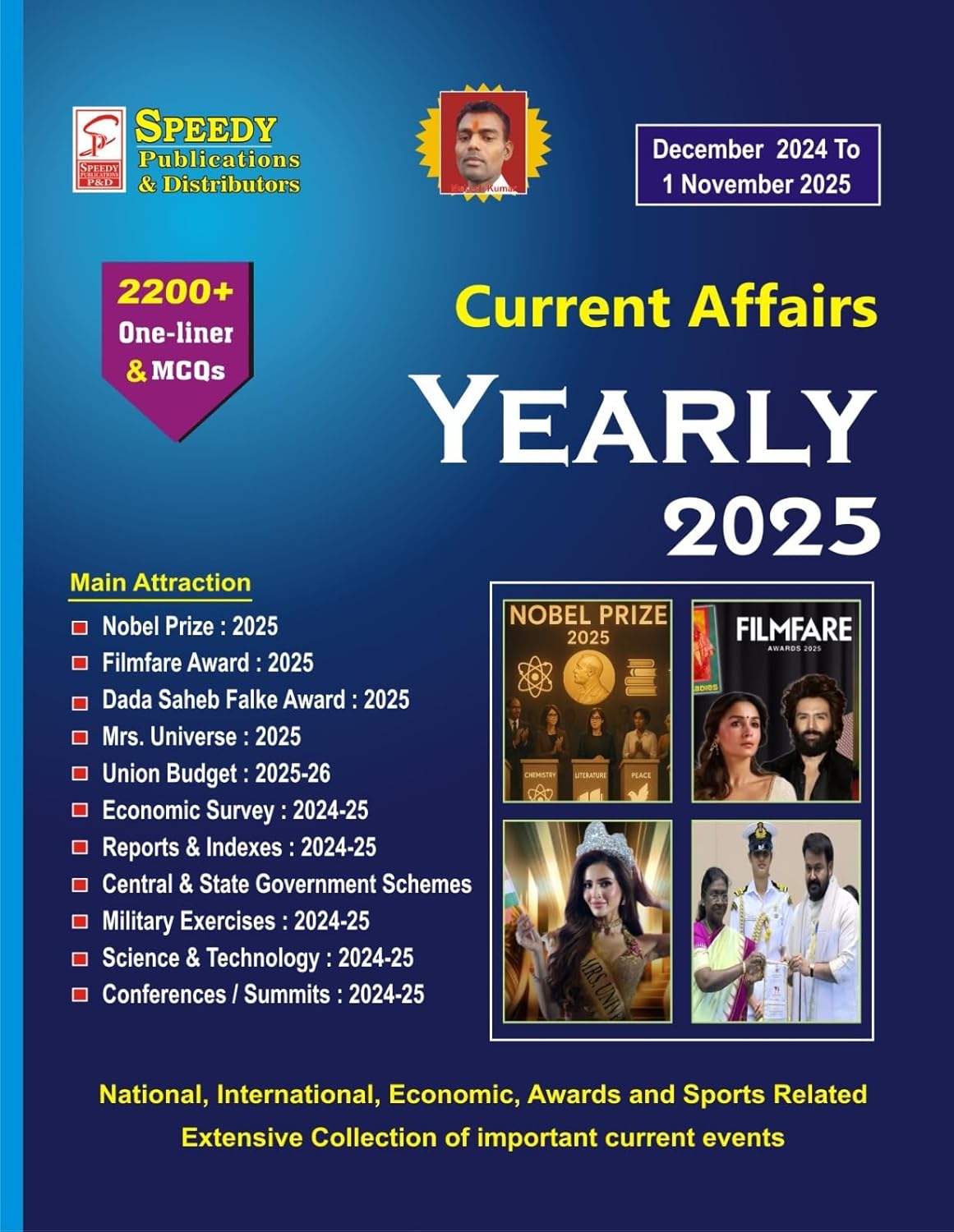 Speedy Current Affairs Yearly November 2025 English Monthly Magazine December 2024 to 1 November 2025