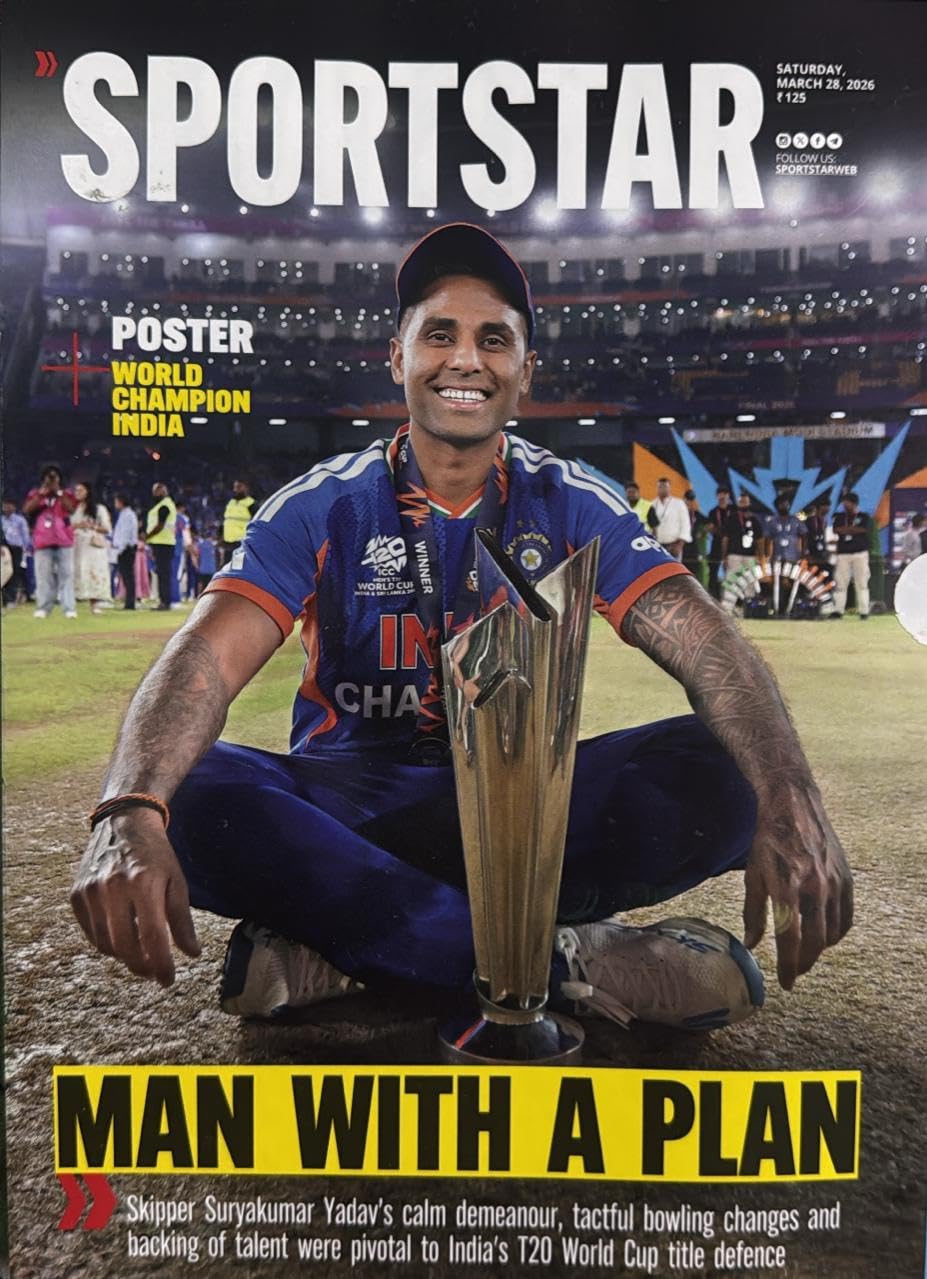 Sportstar 28 March 2026 World Champion India English Monthly Magazine Man With A Plan