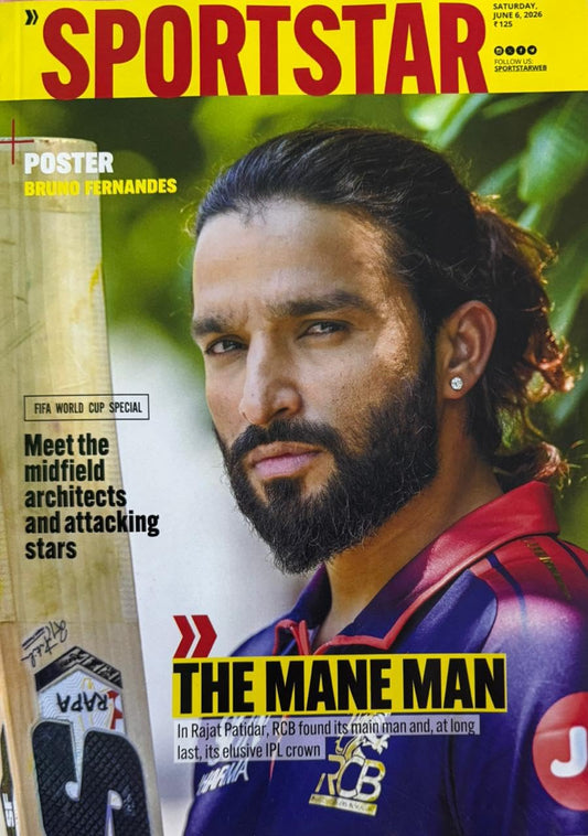 Sportstar 6 June 2026 English Monthly Magazine The Mane Man Rajat Patidar