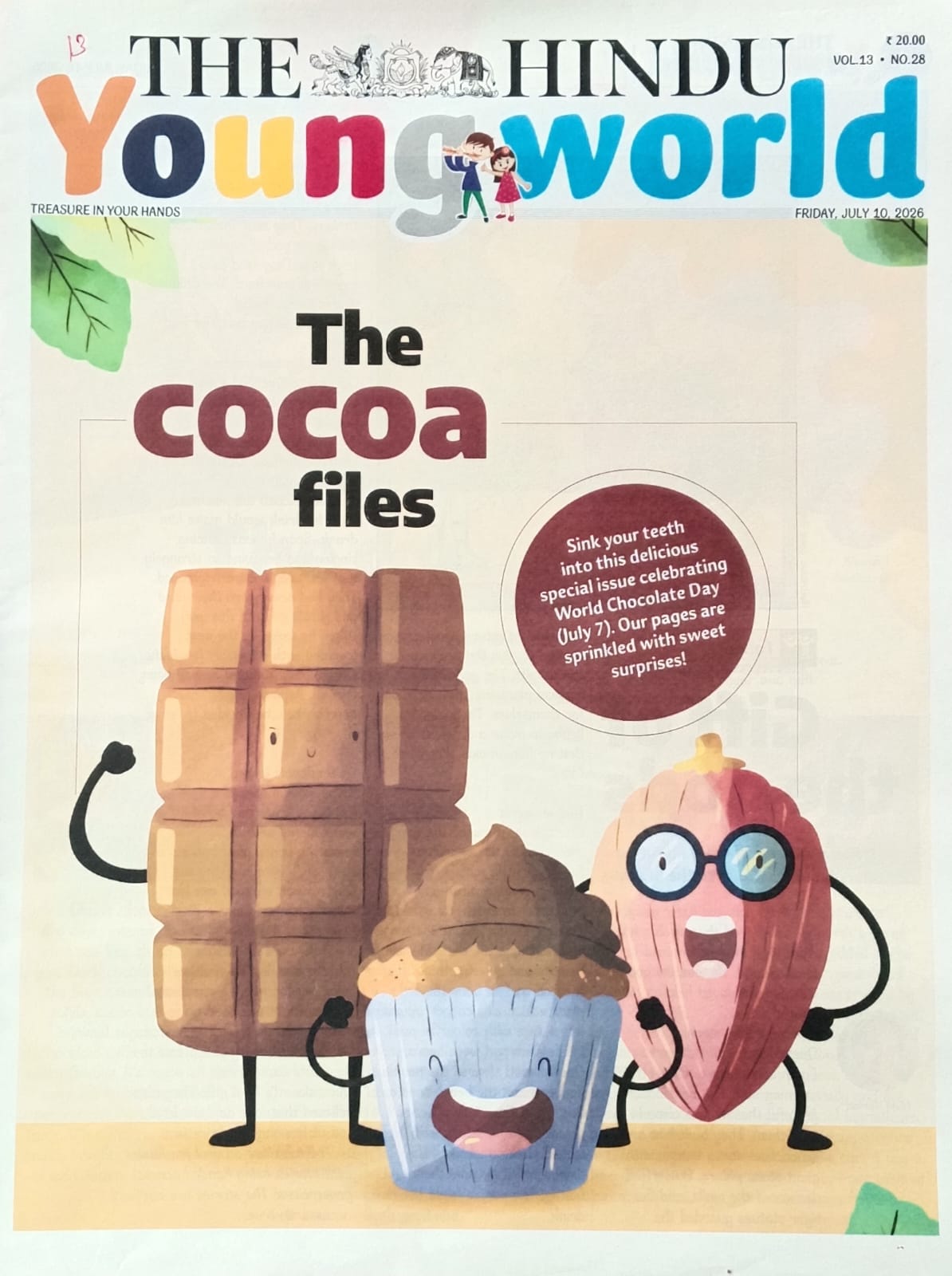 The Hindu Young World Paper 10 July 2026 Vol-13 No28 The Cocoa Files