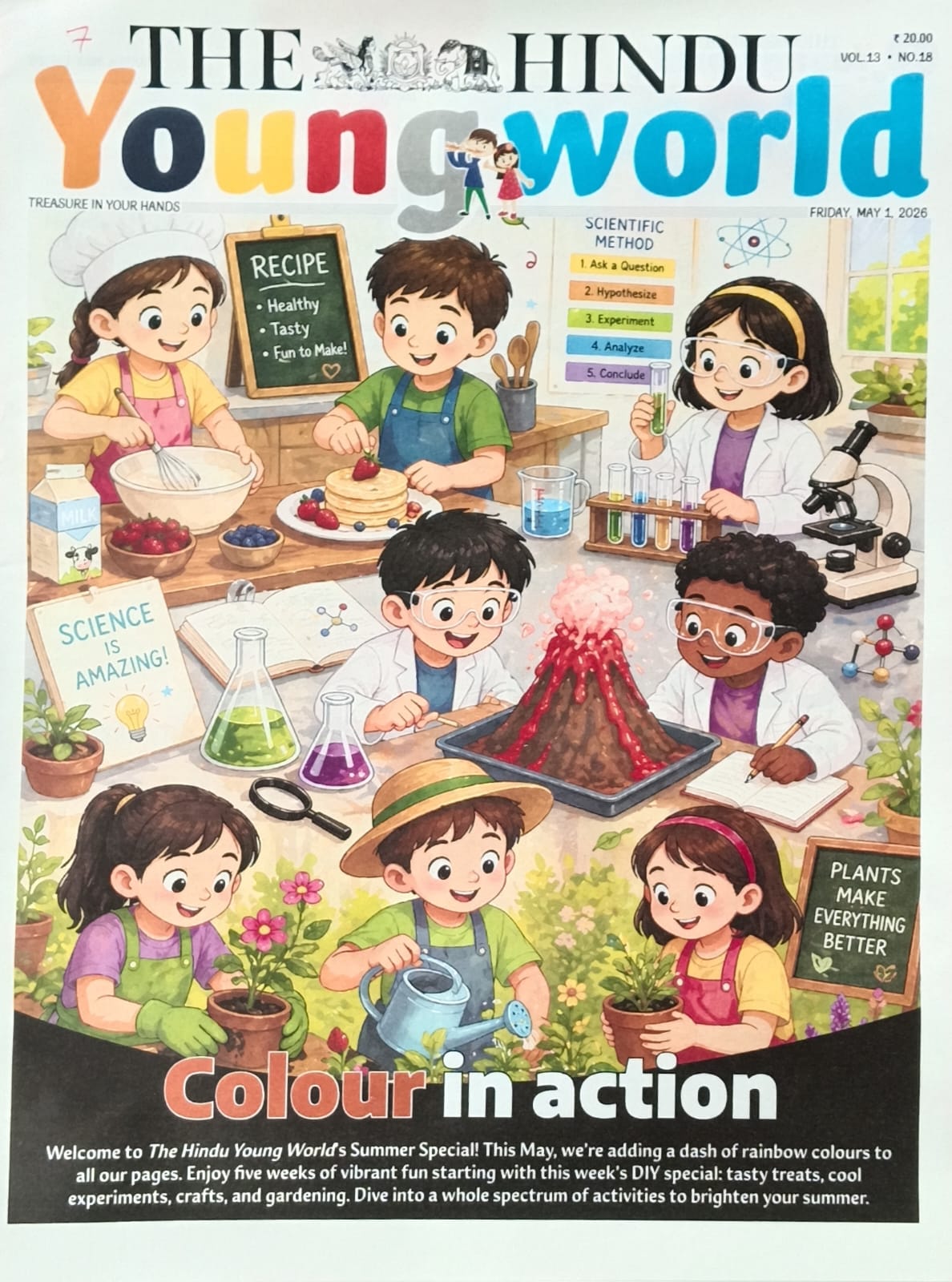 The Hindu Young World Paper 1 May 2026 Vol-13 No18 Colour in Action