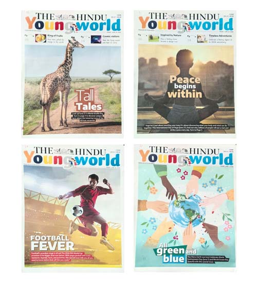 The Hindu Young World Paper 5 June 2026 to 26 June 2026 Combo Set of 4 Weekly Paper