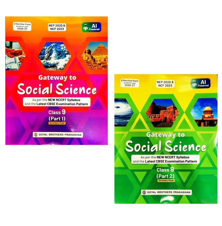 NCERT Combo Set Of 2 Books Gateway to Social Science Part 1 And 2