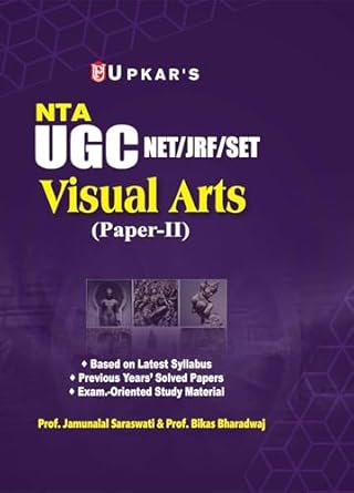 Upkar NTA UGC NET JRF SET 2025-2026 Visual Arts Paper 2 Guide With Previous Years Solved Papers English Medium