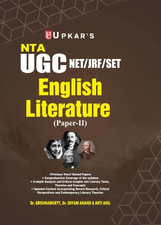 Upkar NTA UGC NET JRF SET English Literature Paper 2 Guide With Solved Papers English Medium