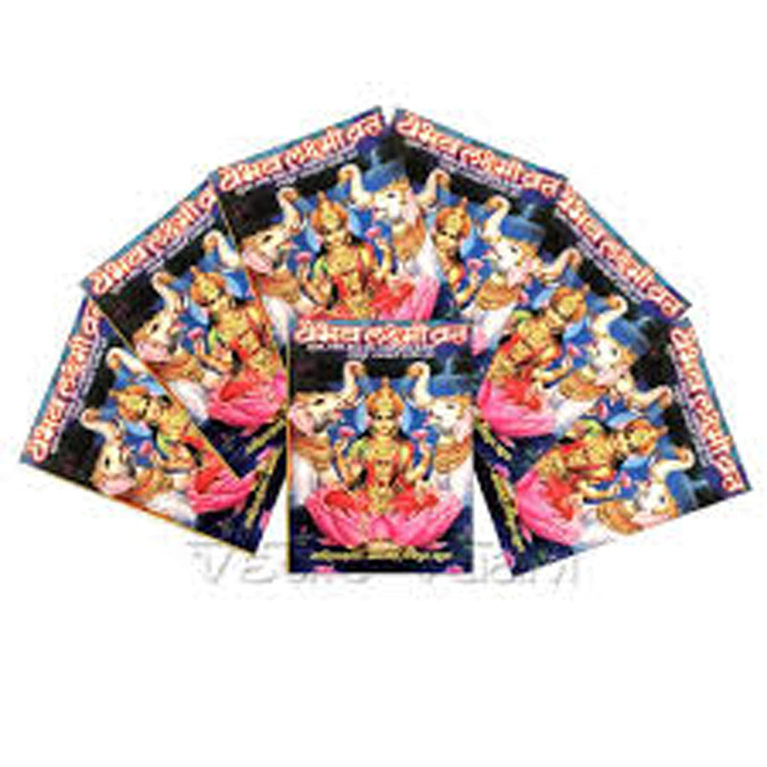 Vaibhav Laxmi Vrat Katha Set Of 7 Book With Free 1 Photo Shri yantra PC Size