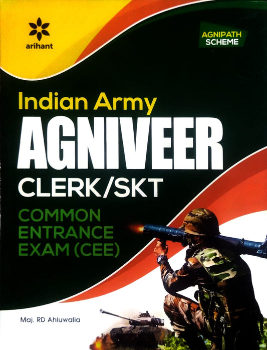 Arihant Indian Army Agniveer Clerk SKT Exam Guide Book English Medium