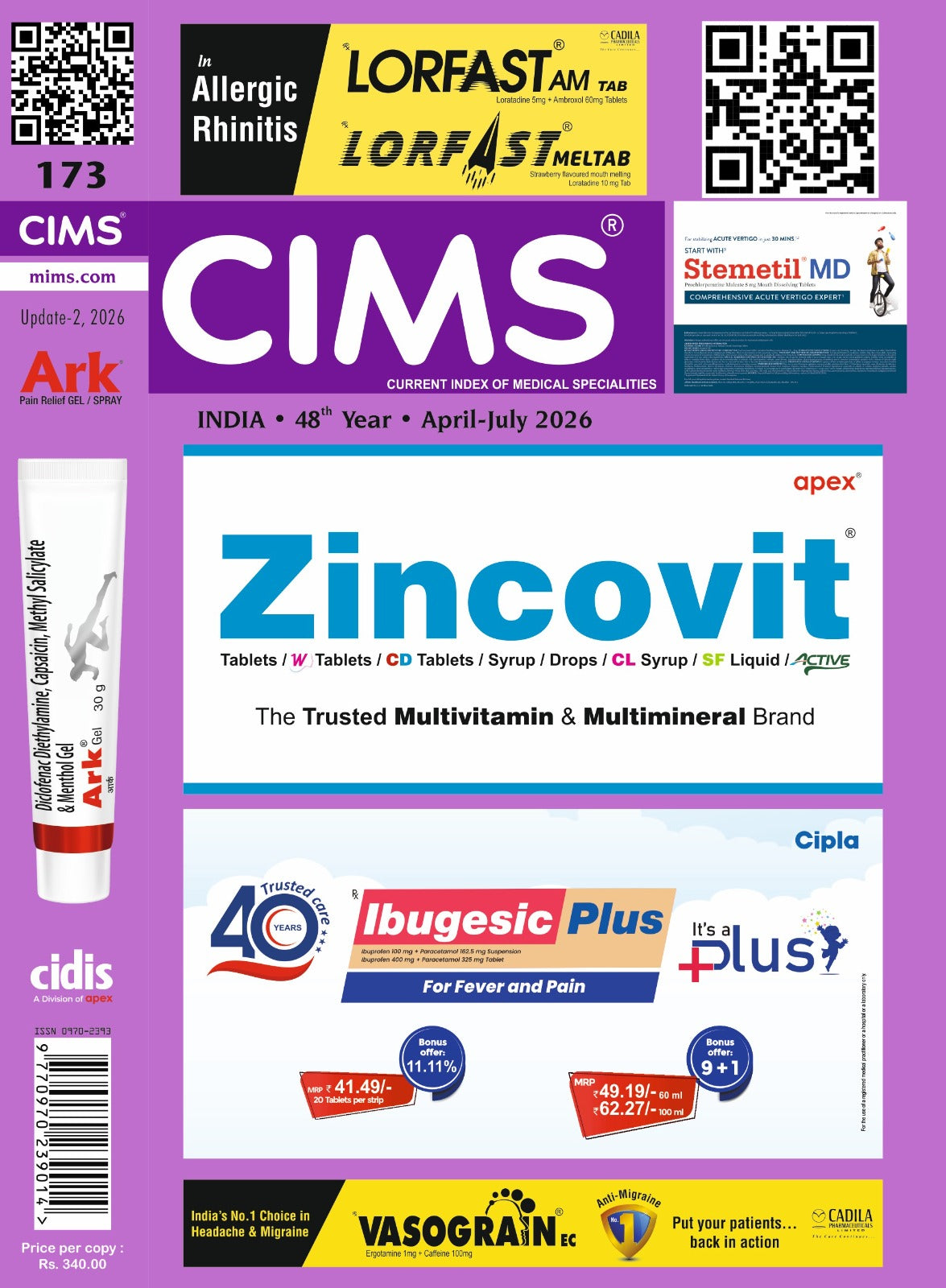 CIMS India April 2026