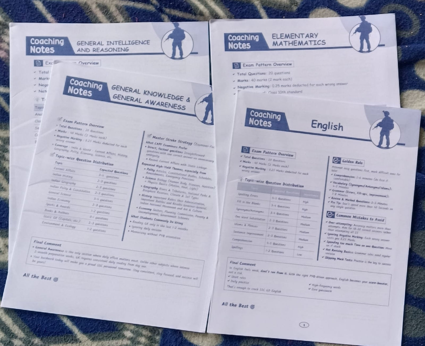 Arihant SSC GD Constable 2026-2027 Mock Drill English Medium बिल्कुल पेपर जैसी Feeling