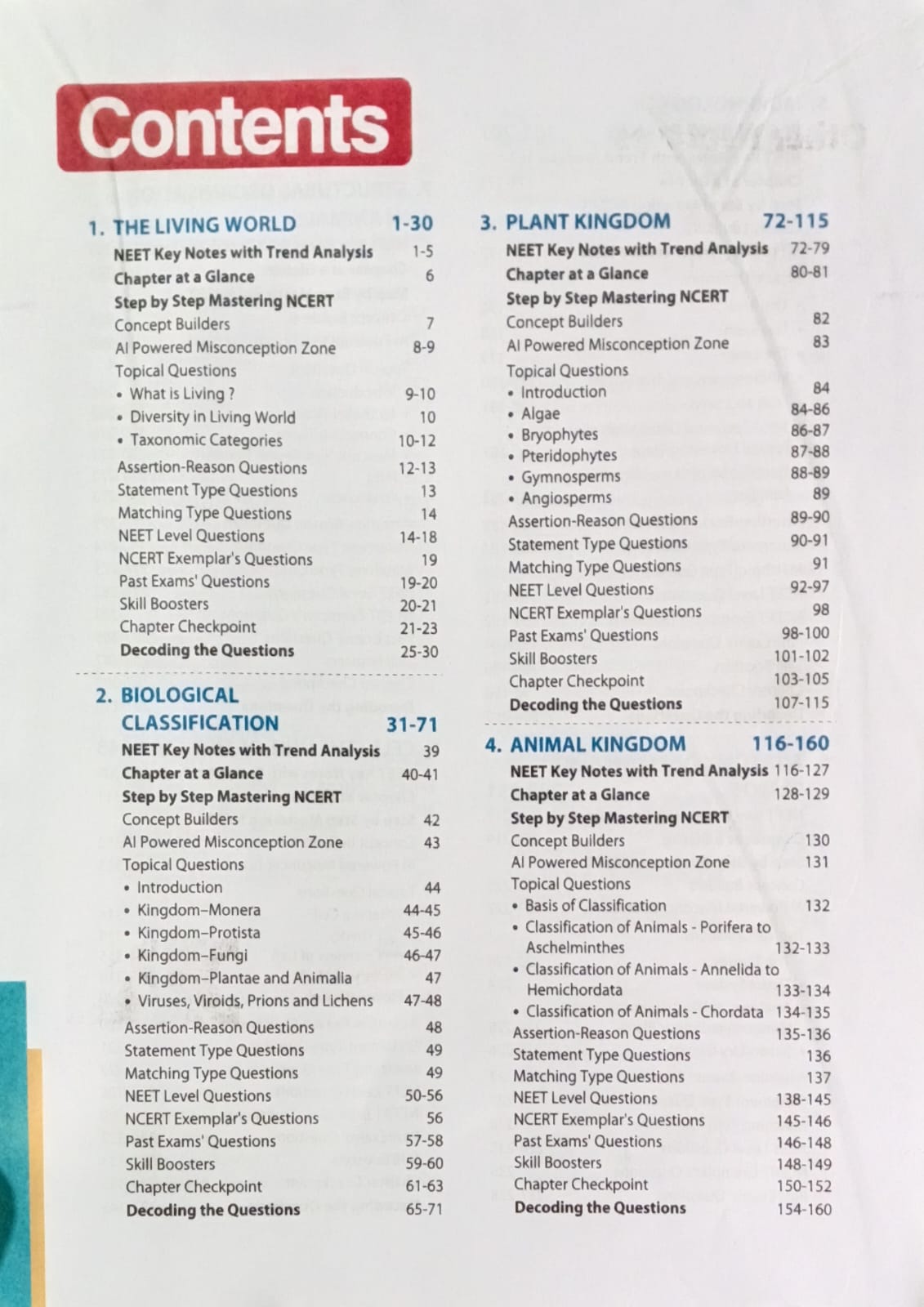 Arihant Master The NCERT for NEET UG Biology Class XI Line By Line MCQs from Latest NCERT Books