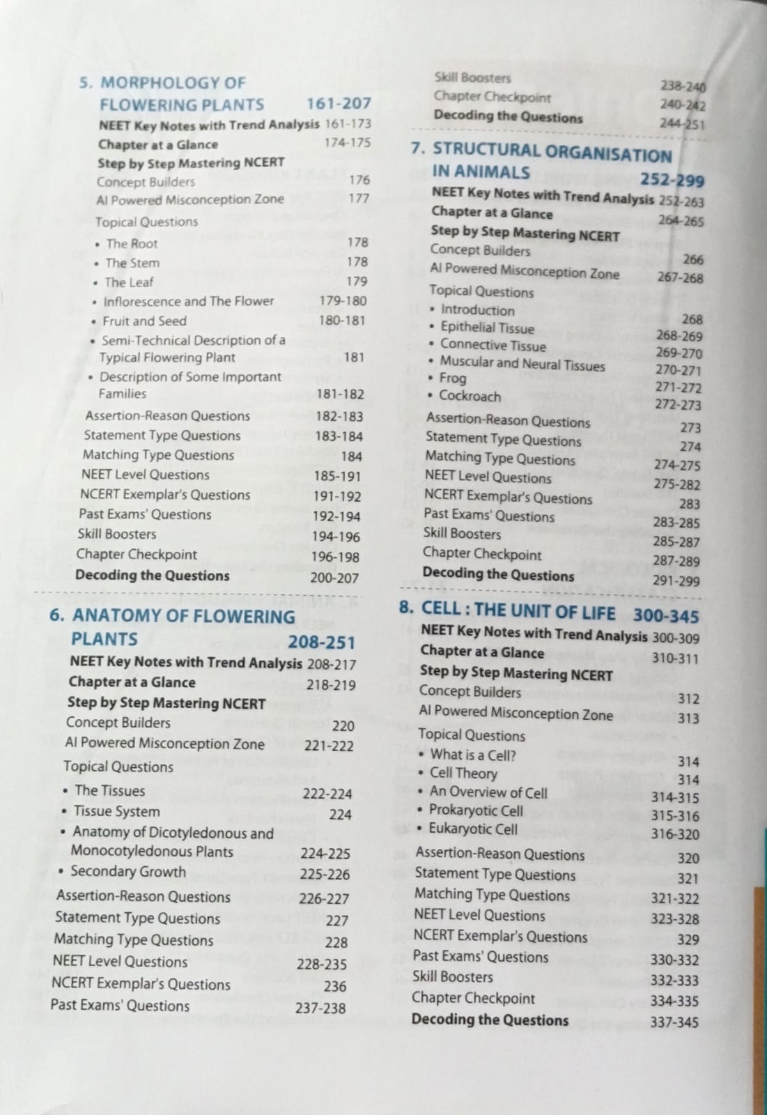 Arihant Master The NCERT for NEET UG Biology Class XI Line By Line MCQs from Latest NCERT Books
