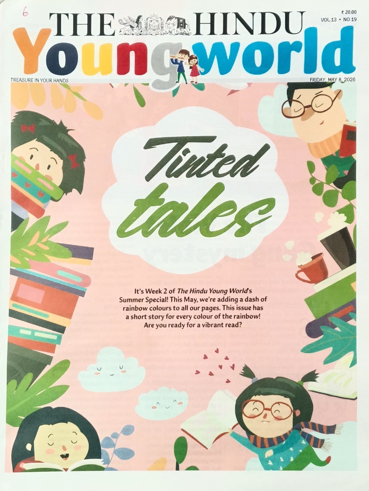 The Hindu Young World Paper 1 May 2026 to 29 May 2026 Combo Set of 4 Weekly Paper