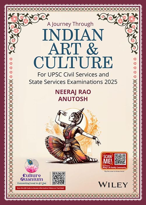 Wiley A Journey Through Indian Art and Culture English Medium By Neeraj Rao Anutosh