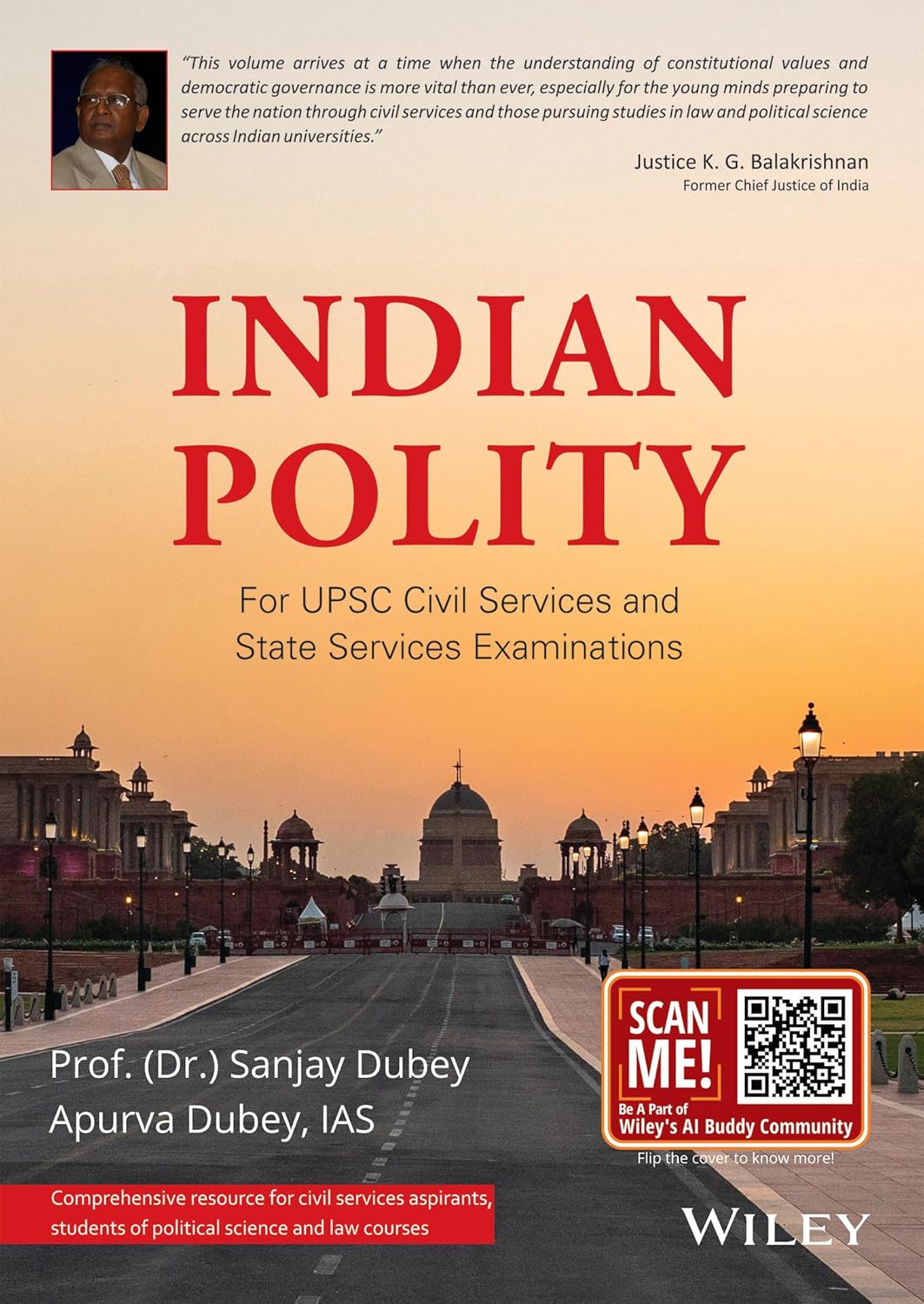 Wiley India Indian Polity By Prof Dr Sanjay Dubey English Medium for UPSC Civil and State Services Exams