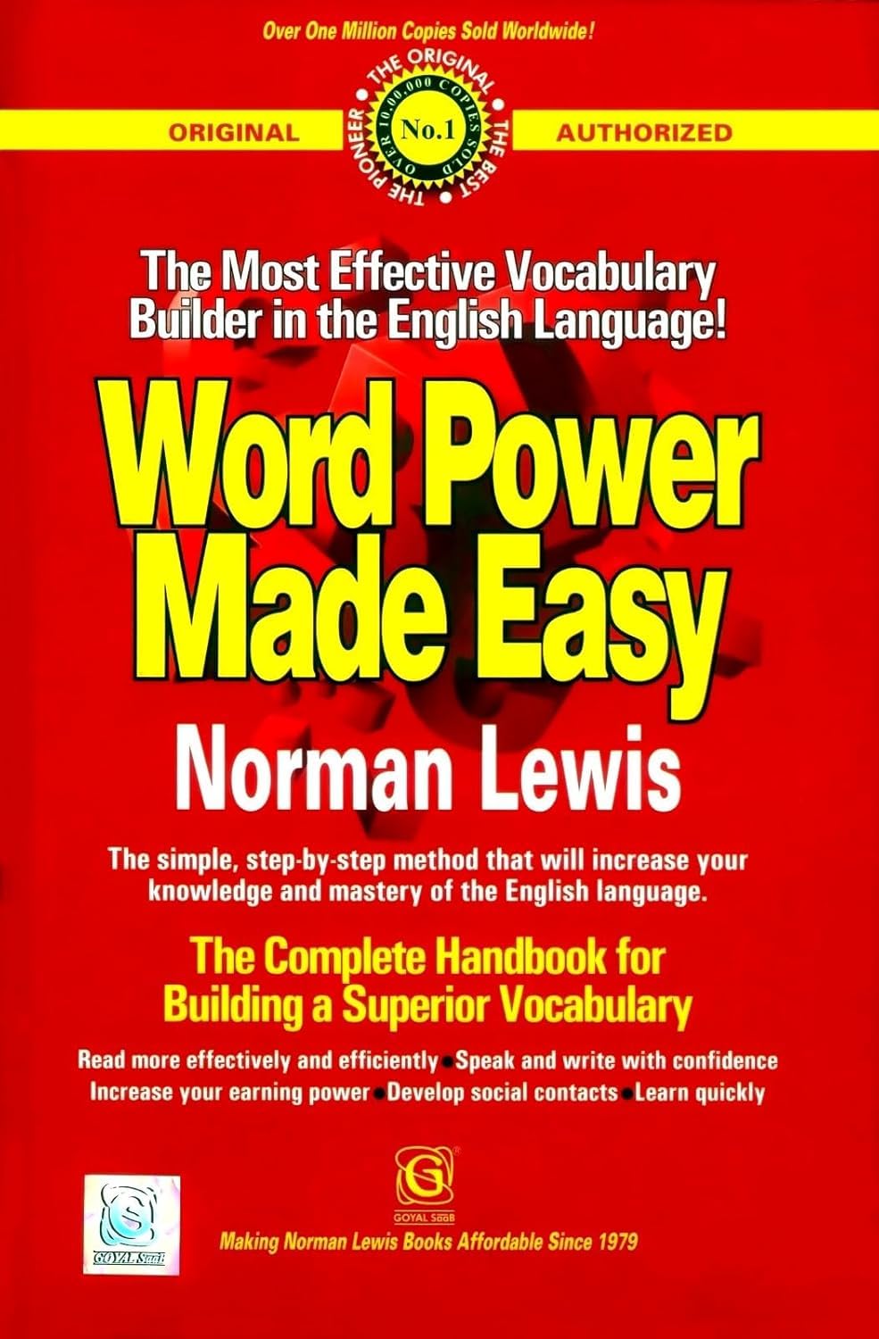 Word Power Made Easy by Norman Lewis Original Goyal Saab Edition New 2026 Revised Comprehensive Vocabulary Builder Handbook for Competitive Exams