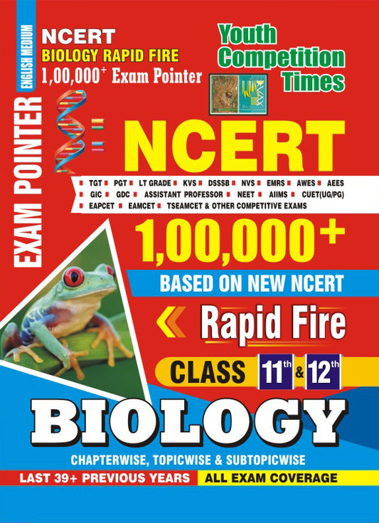 Youth NCERT Biology Rapid Fire 100000+ Exam Pointer Based On New Ncert English Medium