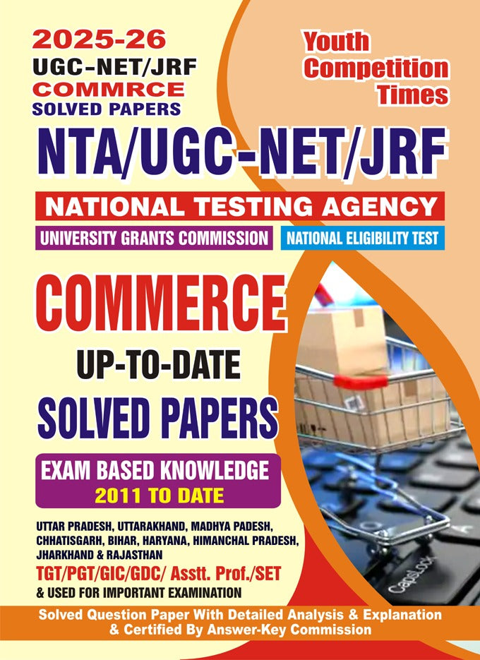 Youth NTA UGC NET JRF 2026 Commerce Solved Papers Up to Date English Medium