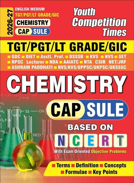  Youth TGT PGT LT Grade GIC 2026 2027 Chemistry Capsule Based On NCERT English Medium