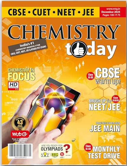MTG Physics for You Chemistry Today Mathematics Today Biology Today English Monthly Magazine Subscription 2026