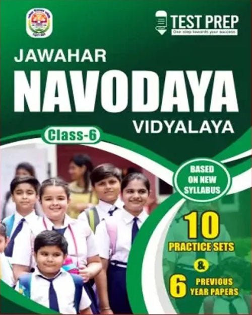 Test Prep Jawahar Navodaya Vidyalaya Class 6 Exam 2025 Practice Book 10 Sets and 6 Previous Year Papers English Medium