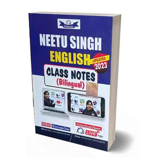 KD Neetu Singh English Class Notes Bilingual Updated 2023 for All Competitive Exams