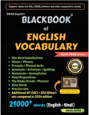 BlackBook of English Vocabulary May 2026 by Nikhil Gupta