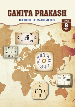 NCERT Ganita Prakash Class 8 Textbook of Mathematics Grade-VIII Part 1 And 2 Set Of 2 Books With Free Khatu Shyam Sticker