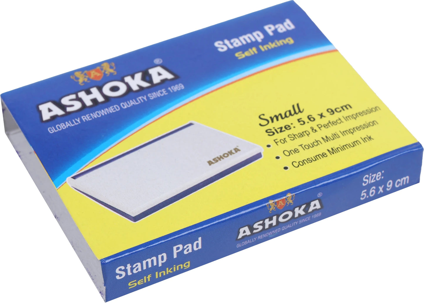 Ashok Stamp Pad Self Inking Small Size 5.6*9 CM